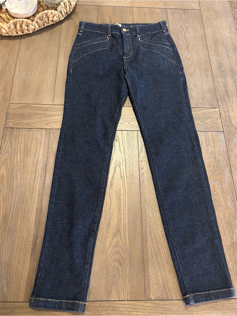 Pilcro Jeans in Dark Indigo Blue